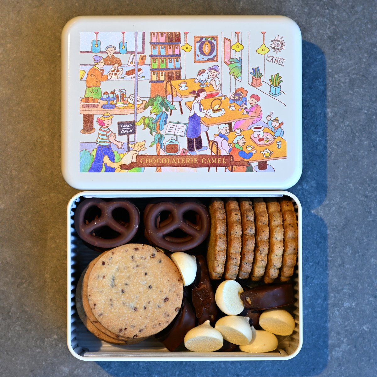 ショコラトリーキャメル缶 B(カフェ) | CHOCOLATERIE CAMEL