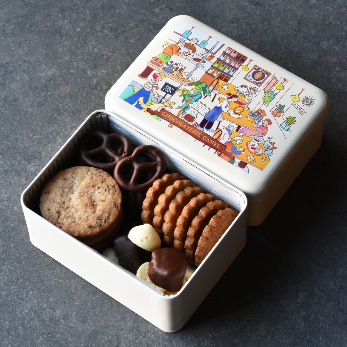 ショコラトリーキャメル缶 B(カフェ) | CHOCOLATERIE CAMEL