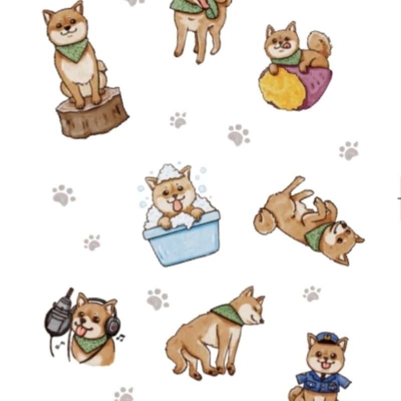 新作クリアファイル5枚セット（お得！） | 嵐山の柴犬ジェームス