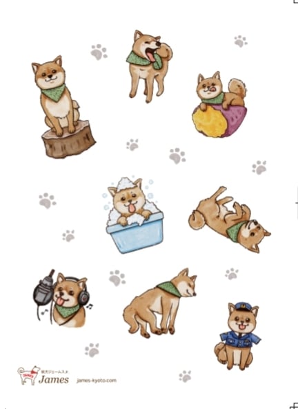 犬キャラクタークリアファイル4枚セット 352fb4ce7ddb9c36fda4561ceae018