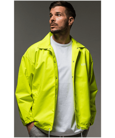 RESOUND CLOTHING WEST BEACH coach Jacket LIME