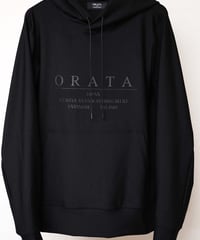 ORATA pullover hoodie BLACK