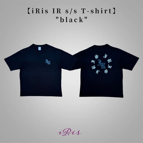 【iRis IR s/s T-shirt】"black"