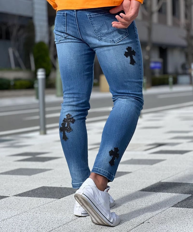 Day GLORY クロスパッチデニムパンツ | Select Shop K's OCEAN