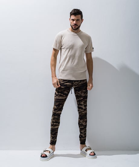 RESOUND CLOTHING SILK HALF KNT BEIGE