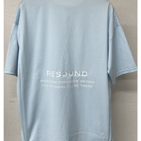 RESOUND CLOTHING　　BACK ICON ROGO　 LOOSE TEE　SAX