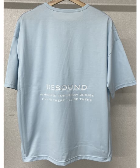 RESOUND CLOTHING　　BACK ICON ROGO　 LOOSE TEE　SAX