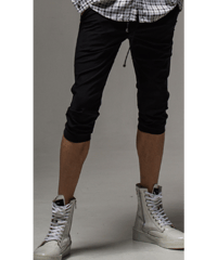 RESOUND CLOTHING RE cropped PT BLACK