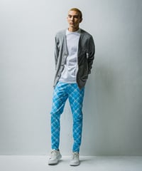 RESOUND CLOTHING CHRIS EASY PANTS CHECK SAX