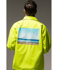 RESOUND CLOTHING WEST BEACH coach Jacket LIME