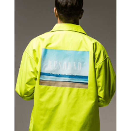 RESOUND CLOTHING WEST BEACH coach Jacket LIME