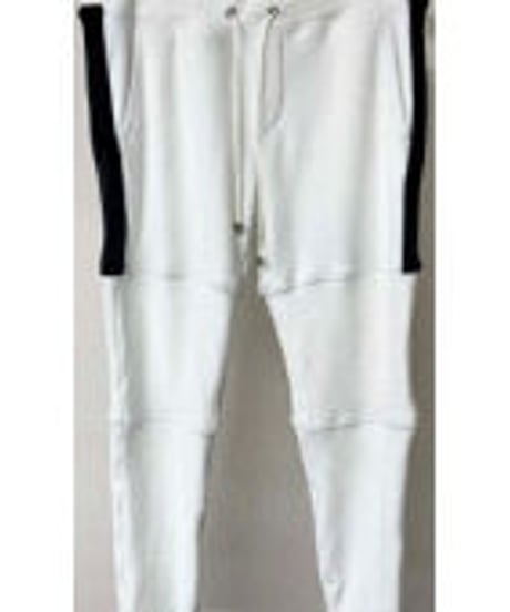 RESOUND CLOTHING Double　Velours fleece SLASH LINE PT WHITE