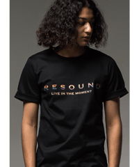 RESOUND CLOTHING BEACH ROGO ROLL UP jersey TEE BKSUNSET