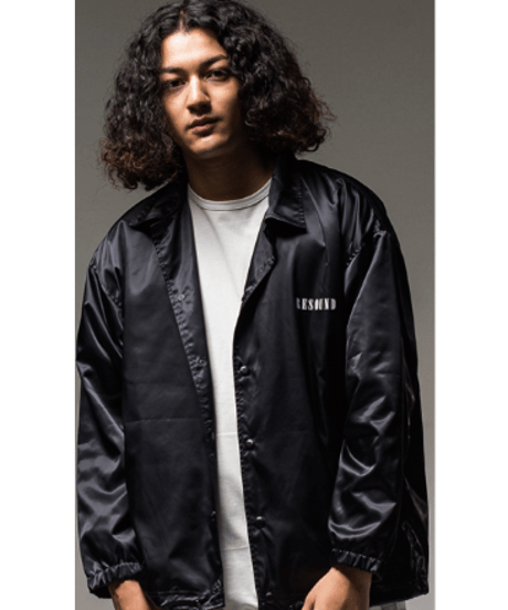 RESOUND CLOTHING WEST BEACH coach Jacket BLACK