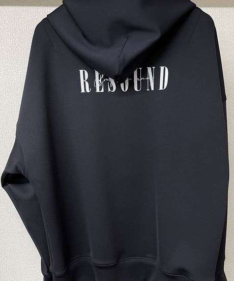 RESOUND CLOTHING- リサウンドクロージング　Antibacterial　cts loose hoodie　BLACK