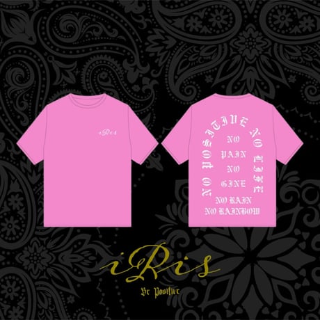 【 iRis No life s/s T-shirt】 "Pink"