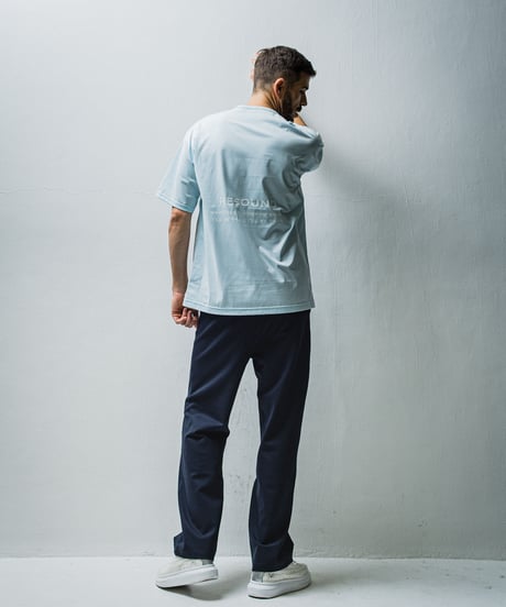 RESOUND CLOTHING　　BACK ICON ROGO　 LOOSE TEE　SAX