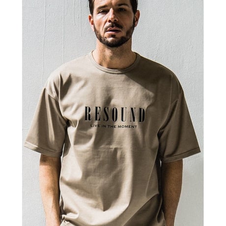 RESOUND CLOTHING ID LOOSE TEE BEIGE