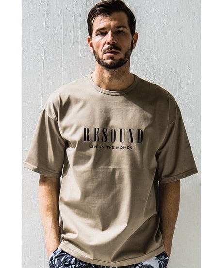 RESOUND CLOTHING ID LOOSE TEE BEIGE