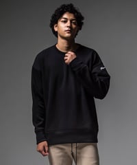 RESOUND CLOTHING　thermal loose trainer BLACK