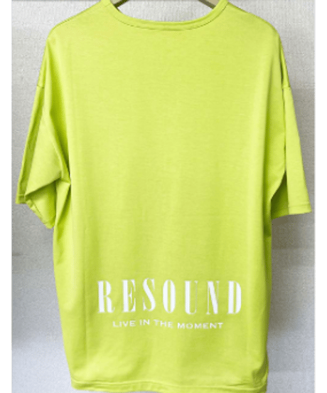 RESOUND CLOTHING BACK ROGO LOOSE TEE LIME