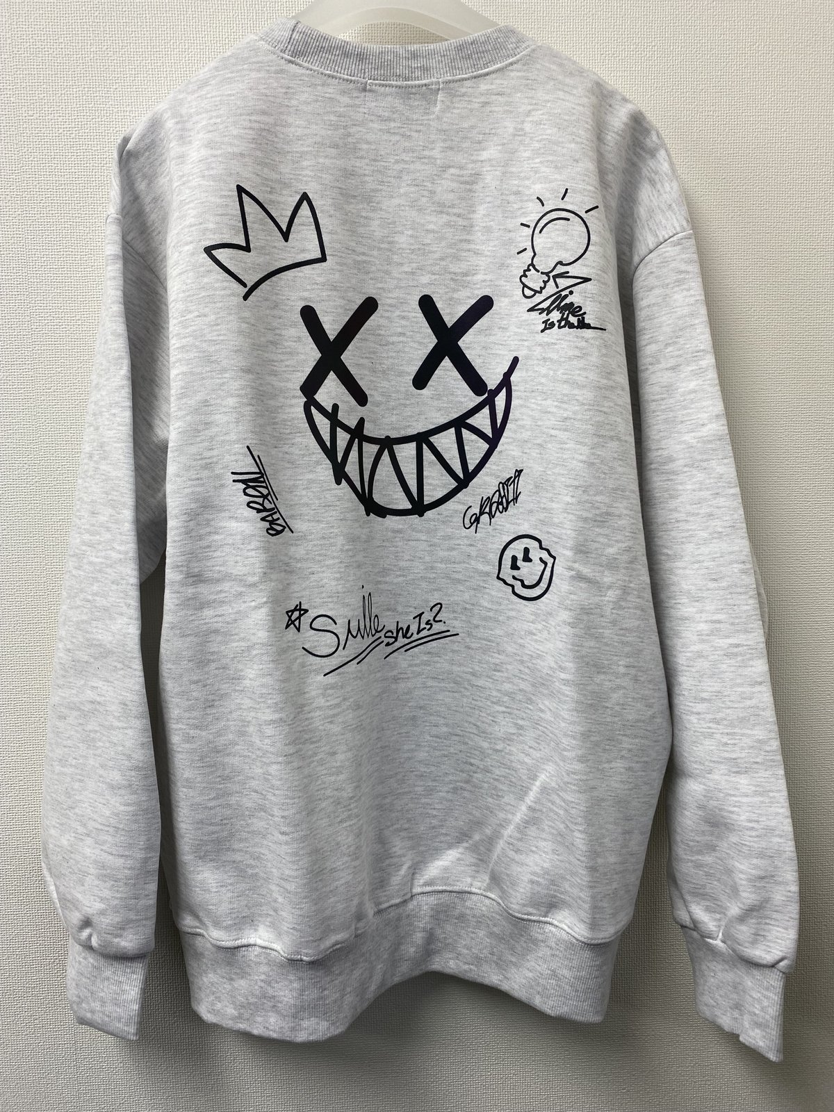BARON/バロン XXスマイルトレーナー GRAY | Select Shop K