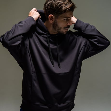 RESOUND CLOTHING- リサウンドクロージング　Antibacterial　cts loose hoodie　BLACK