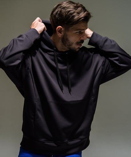 RESOUND CLOTHING- リサウンドクロージング　Antibacterial　cts loose hoodie　BLACK