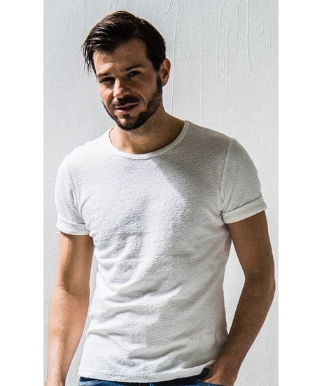 RESOUND CLOTHING RANDOM PILE ROLL UP TEE WHITE