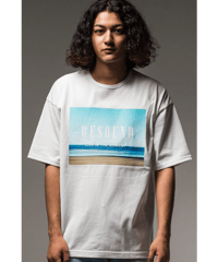 RESOUND CLOTHING WEST BEACH photo LOOSE TEE WHITE