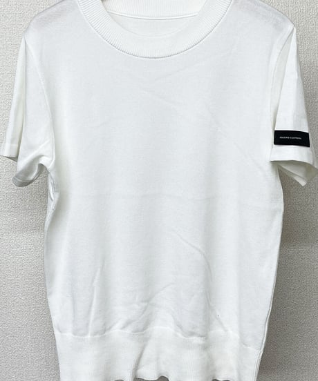 RESOUND CLOTHING SILK HALF KNT WHITE
