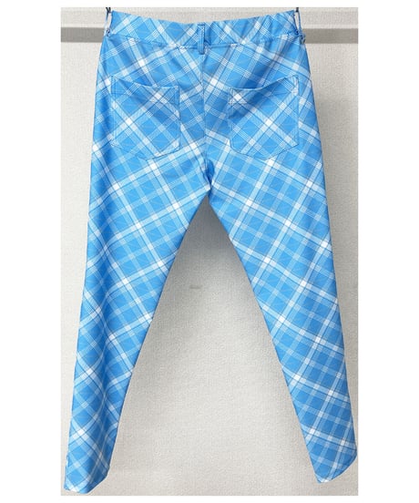 RESOUND CLOTHING CHRIS EASY PANTS CHECK SAX