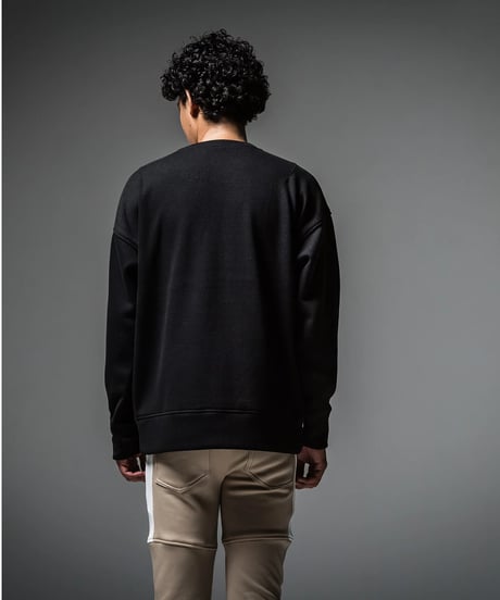 RESOUND CLOTHING　thermal loose trainer BLACK