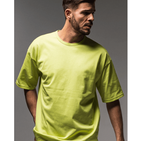 RESOUND CLOTHING BACK ROGO LOOSE TEE LIME