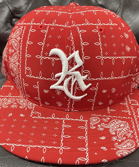 RESOUND CLOTHING- リサウンドクロージング　BANDANA RC BB CAP　BANDANRED