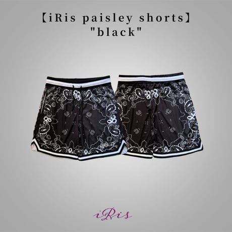 【iRis Paisley shorts】"black"