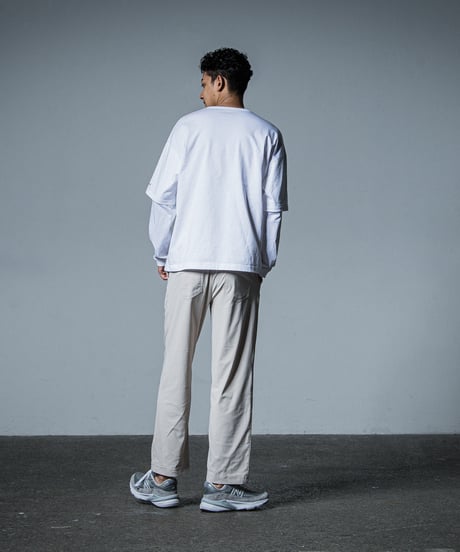 RESOUND CLOTHING　fake layered longsleave　WHITE
