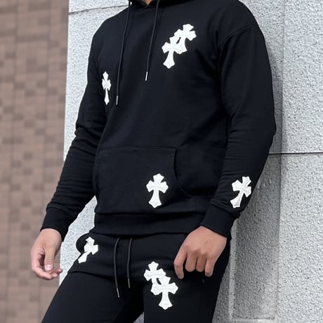 Day GLORY クロスパッチジャケット黒　サイズM dayglory | STORES