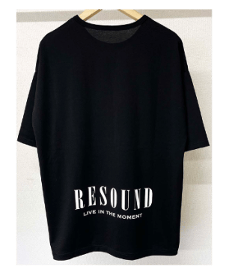 RESOUND CLOTHING BACK ROGO LOOSE TEE BLACK