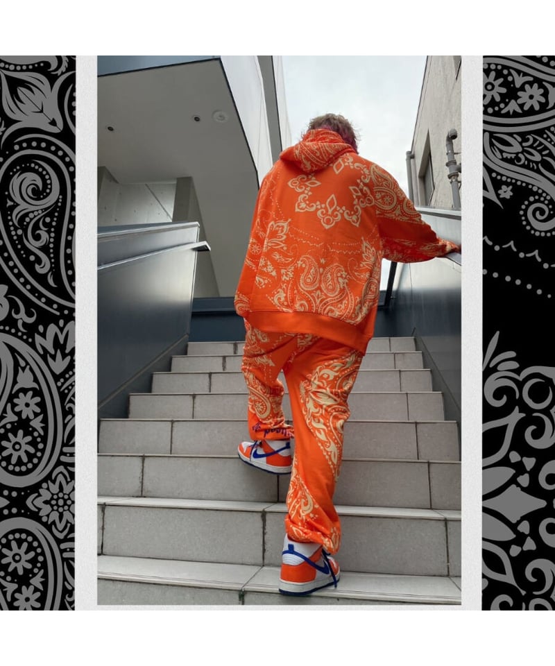 即完売 春木開 iRis ペイズリー柄セットアップ XL