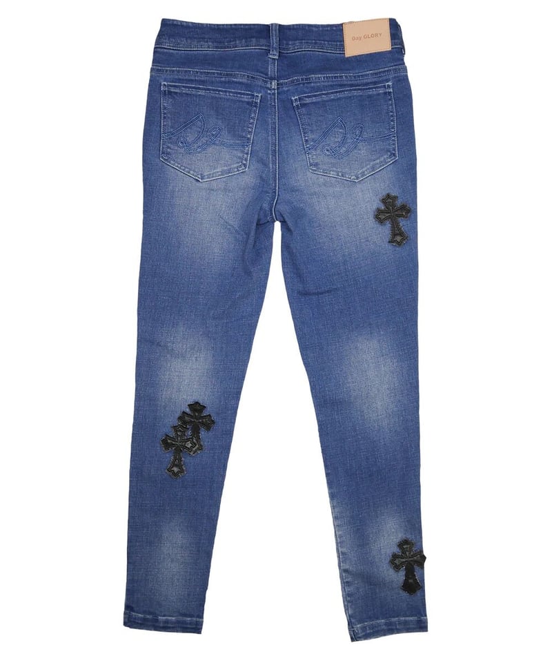 クロスパッチデニム クロスパッチデニムパンツ – DayGLORY