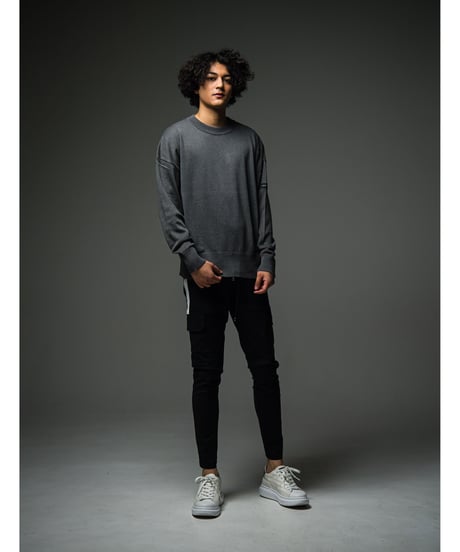 RESOUND CLOTHING　VINTEAGE　back rogo  trainer　ＶBLACK