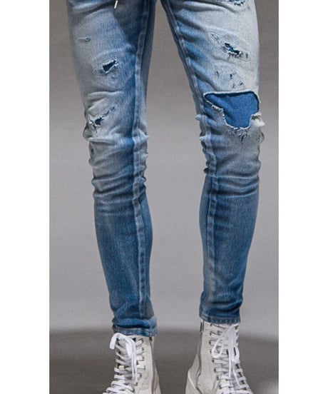 RESOUND CLOTHING- リサウンドクロージング　Blind DENIM JERSEY 　INDC