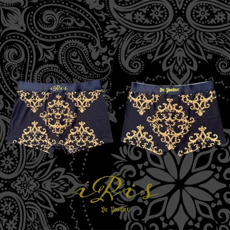 【iRis underwear】Black × Yellow logo