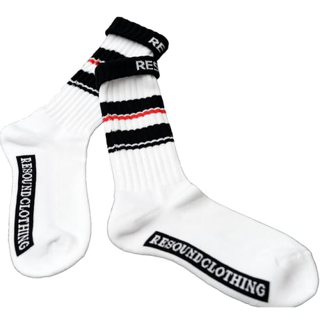 RESOUND CLOTHING　RC SP SOX WHITE RC-BASIC-SOX1