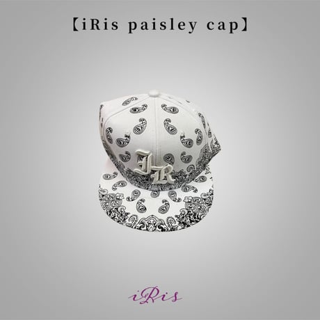 【iRis Paisley cap】"white"
