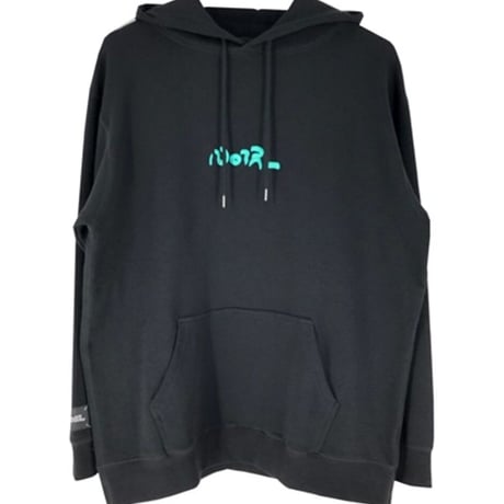 NoiR_ 刺繍ロゴ フーディ