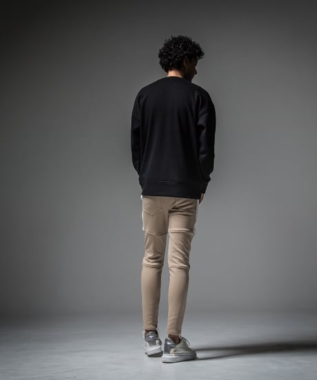 RESOUND CLOTHING　thermal loose trainer BLACK