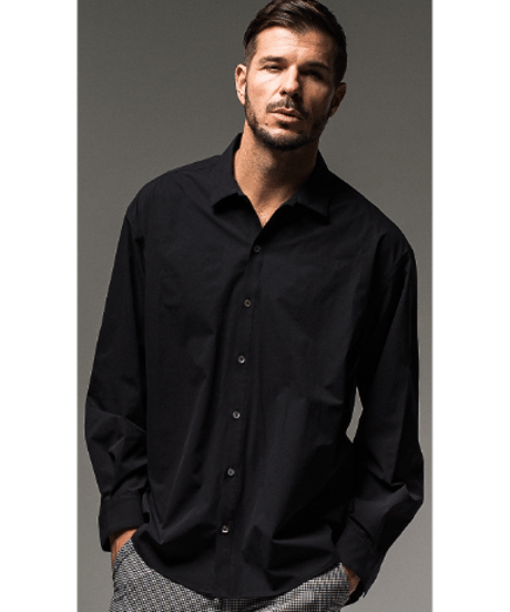 RESOUND CLOTHING jack shirts NYLON BLACK