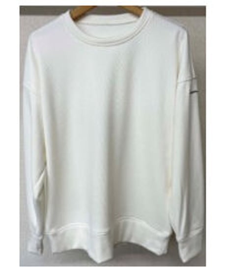 RESOUND CLOTHING thermal loose trainer WHITE